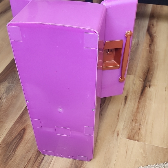 Our Generation Purple Toy Refrigerator for 18 inch Dolls - Picture 5 of 10
